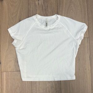 Skims New Vintage Cropped Tee - Marble